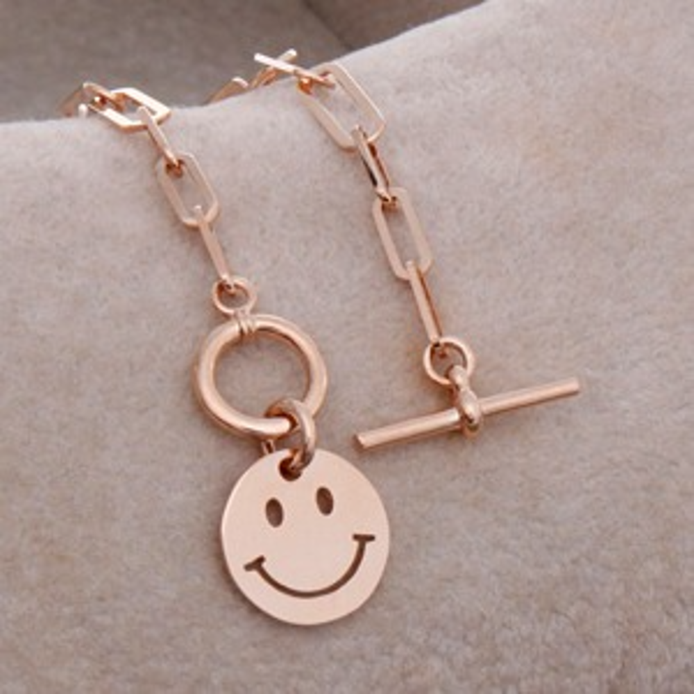 Smile Clip Chain Bracelet 14K,18K  BL26 스마일 클립 체인 팔찌